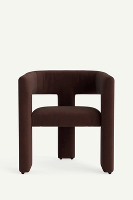 Effie Performance Velvet Dining Chair | Anthropologie (US)