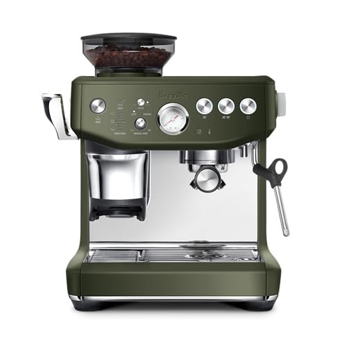 Breville Barista Express Impress Espresso Machine BES876OLT, Olive Tapenade | Amazon (US)