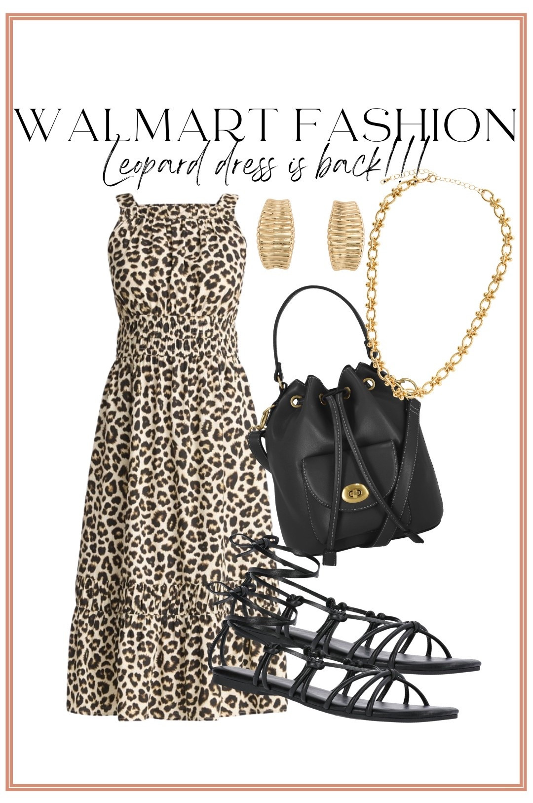 Walmart Leopard Dress is BACK! 🐆✨

One of my all-time favorite Walmart fashion finds is officially back in stock, and I couldn’t be more excited! This gorgeous leopard print midi dress is one of those effortless pieces that always looks polished with minimal effort. The flattering smocked waist creates the prettiest silhouette, while the flowy fit keeps it lightweight and comfortable for these hot summer days.

I styled it with this chic black bucket bag, strappy black sandals, and layered gold jewelry for an elevated look that feels so much more expensive than it actually is. Whether you’re heading to brunch, date night, vacation, church, family photos, or a girls’ night out, this outfit is one you’ll reach for over and over again.

The best part? Leopard print never goes out of style, making this a piece you’ll wear now and continue styling well into fall. Just swap the sandals for booties or loafers and throw on a denim jacket or cardigan when the temperatures cool down.

If you’ve had your eye on this dress before, now is the time to grab it because this Walmart bestseller has a history of selling out quickly!

#WalmartFashion #WalmartFinds #WalmartStyle #LeopardDress #LeopardPrint #AnimalPrintStyle #AffordableFashion #FallFashion #FallTransitionOutfit #MidiDress #DateNightOutfit #VacationStyle #StyleOnABudget #EverydayStyle #OOTD #FashionFinds #WalmartNewArrivals #ClassicStyle #BudgetFriendlyFashion #MomStyle

#LTKootd #LTKPetite