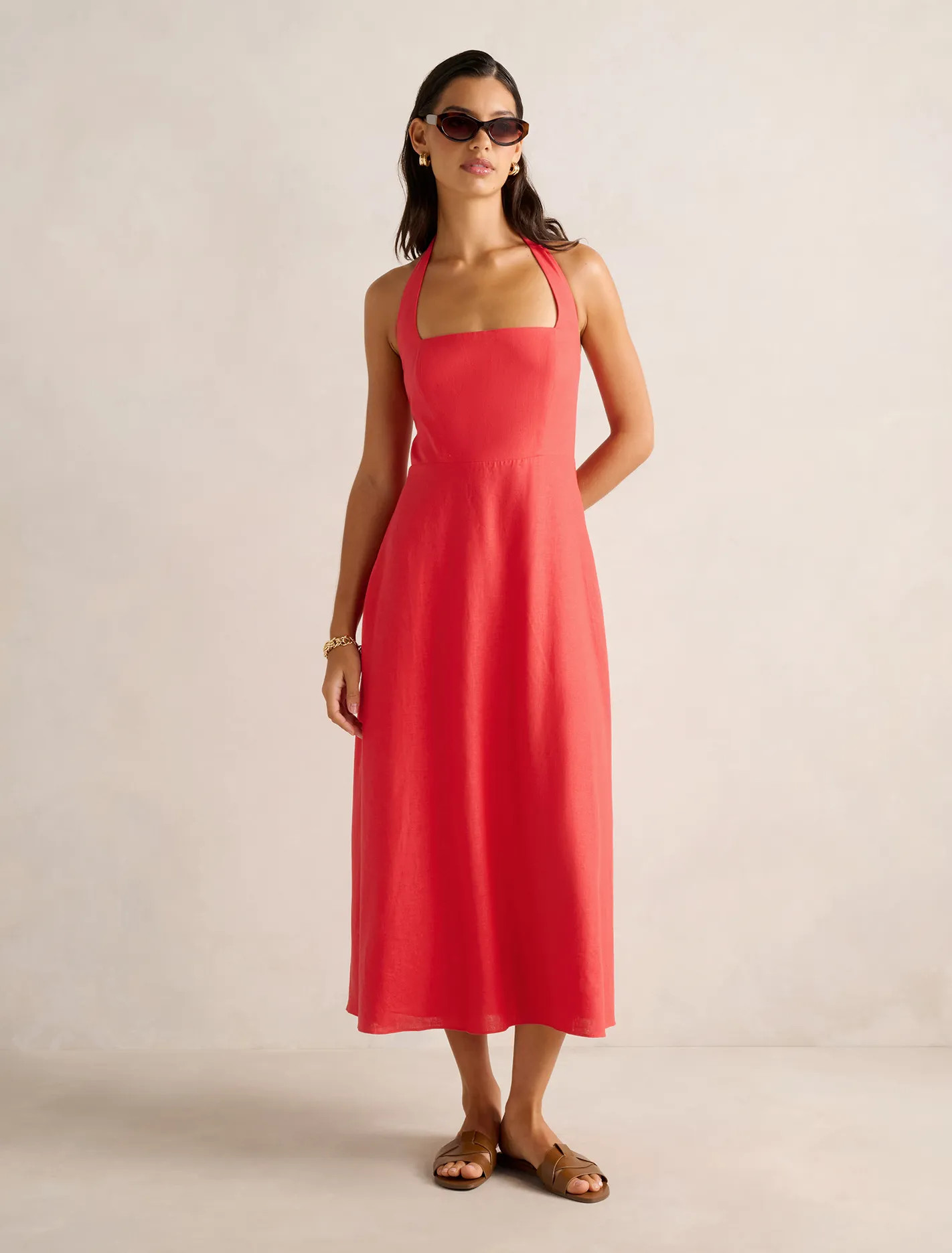 Stevie Halter Midi Dress | Forever New (UK & IE)