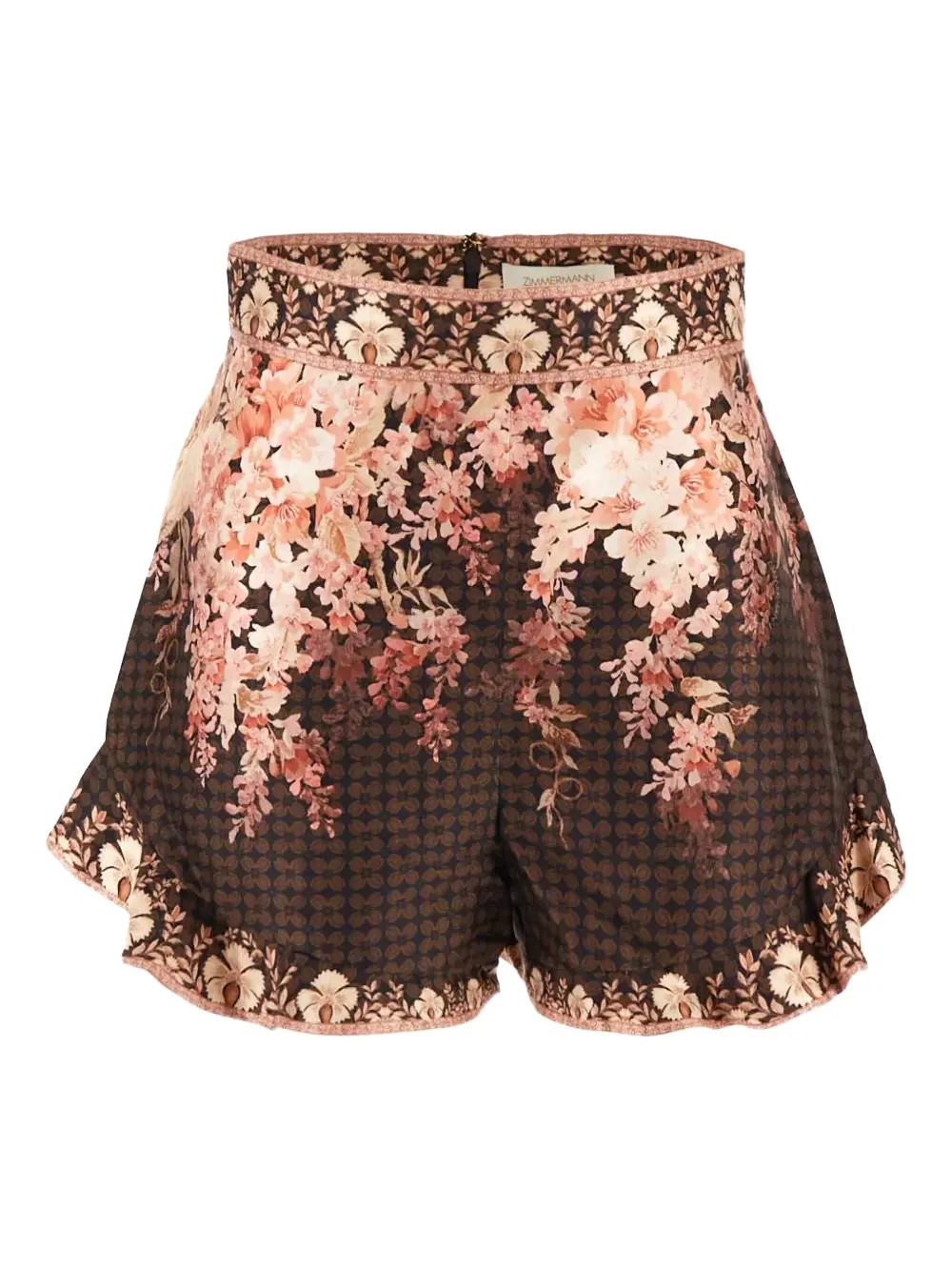ZIMMERMANN Illuminate Flutter Short | Black | FARFETCH | Farfetch Global