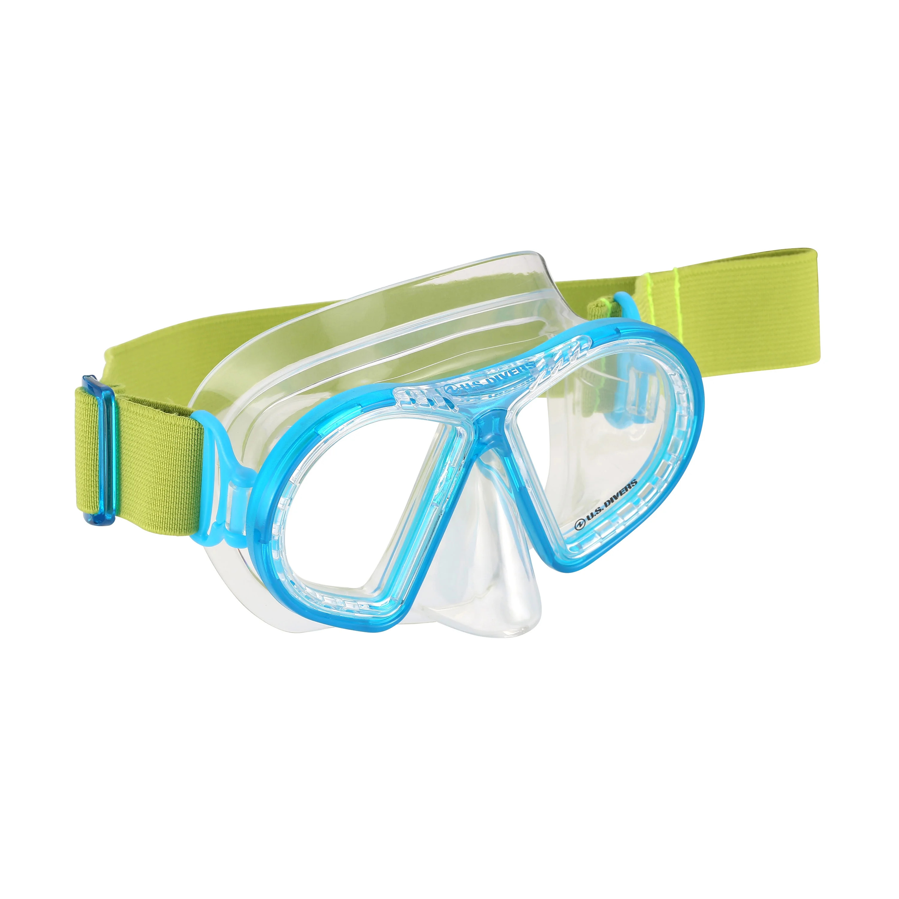 U.S. Divers Toucan Jr Kids Snorkeling Mask Ages 6+ Easy Adjust Fabric Strap (Blue) | Walmart (US)