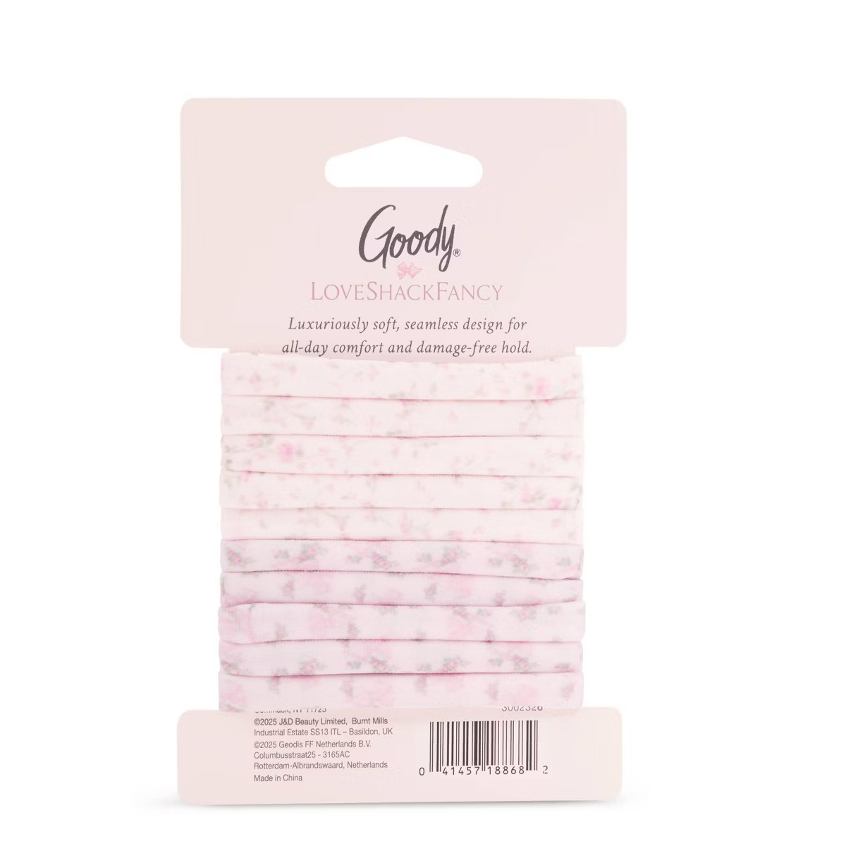 Goody x LoveShackFancy Seamless Elastics - Rosa Beaux and English Ivy - 10ct - Pink | Target