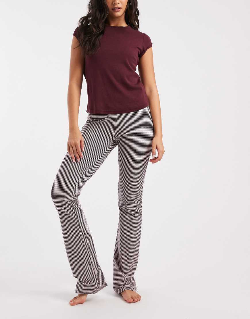 Cotton On Dreamy lounge soft flare pants in chocolate plum-Brown | ASOS (Global)