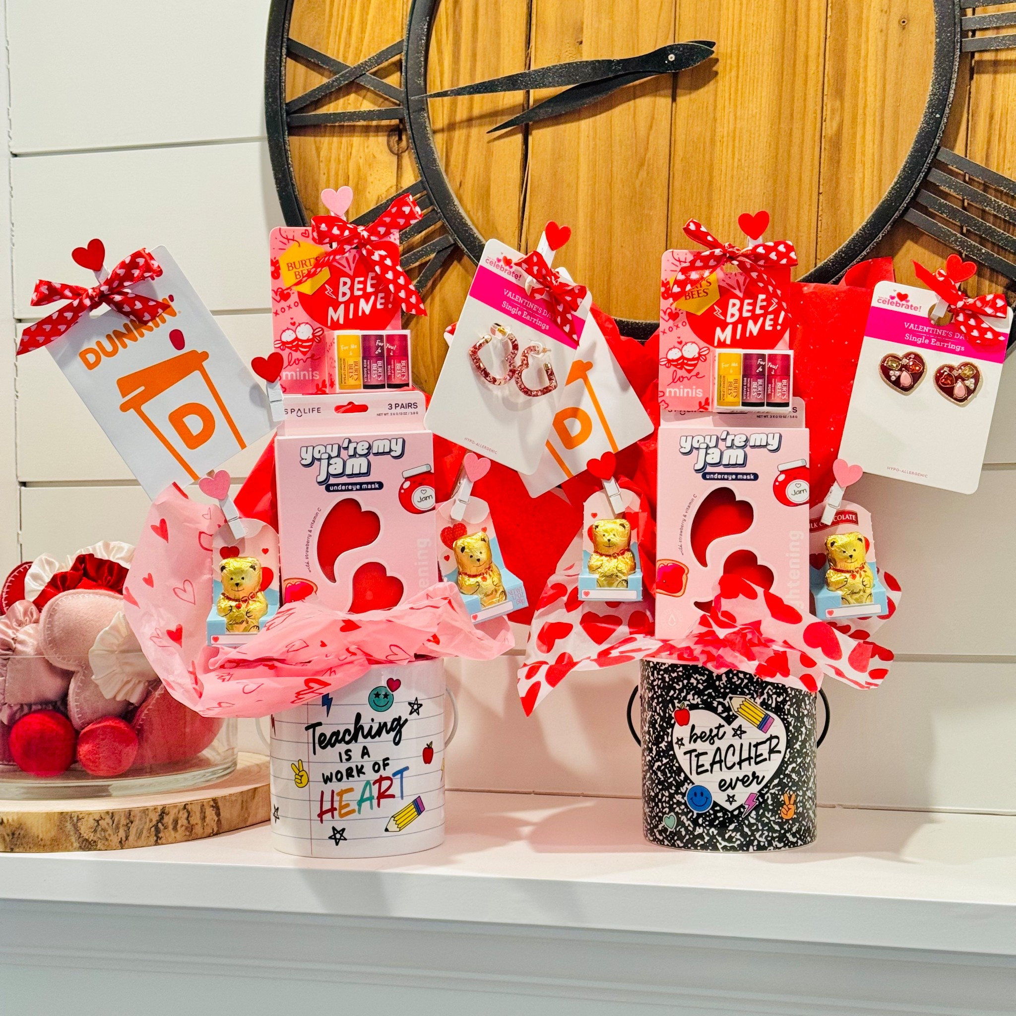 These teacher Valentine gifts turned out SO cute 🥰🎁
I grabbed the buckets from Walmart and made a little “bouquet” with simple Valentine goodies — easy, affordable, and totally adorable.

Perfect if you need something thoughtful without overthinking it 💕
Teachers deserve ALL the love ❤️🍎


#LTKselfcare #LTKValentine