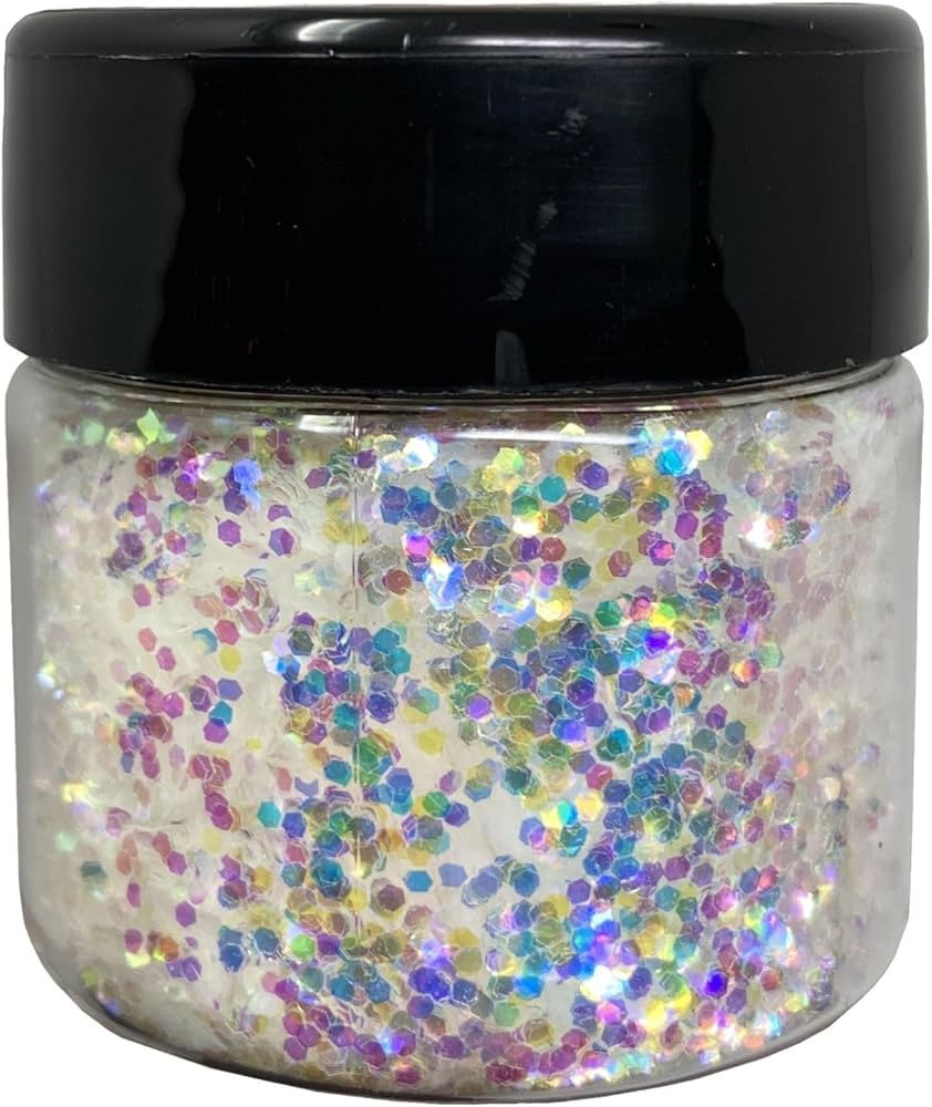 Double Rainbows Biodegradable Chunky Cosmetic Grade Glitter 0.75 oz jar - Vegan & Made in The USA | Amazon (US)