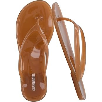 CUSHIONAIRE Splash Jelly Flip Flops for Women With Flexible Sole, Soft Footbed Summer Sandals for... | Amazon (US)