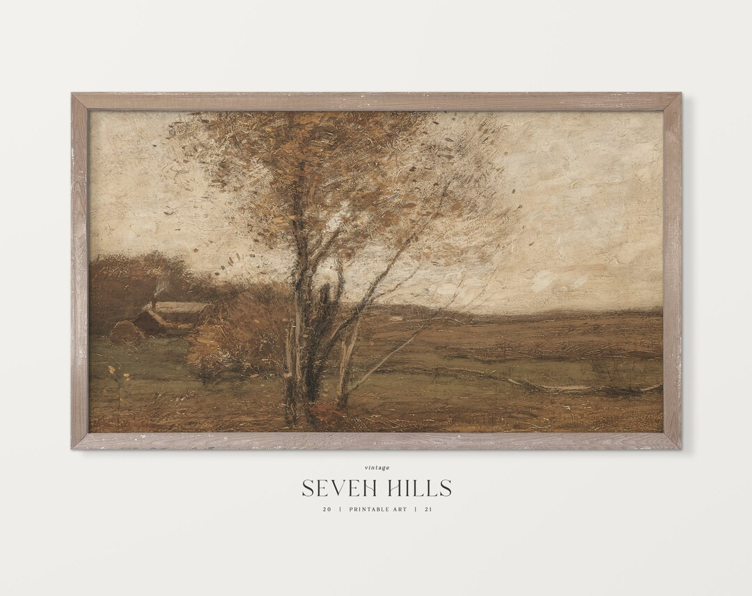 Fall Painting Frame TV Art, Samsung TV Autumn Nature Landscape, Instant Download TV57 - Etsy | Etsy (US)