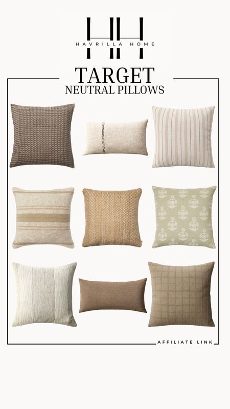 Target neutral pillows, neutral pillows, affordable target pillows, studio McGee, hearth and hand, target on sale, modern home, earthy home, neutral home. Follow @havrillahome on Instagram and Pinterest for more home decor inspiration, diy and affordable finds Holiday, christmas decor, home decor, living room, Candles, wreath, faux wreath, walmart, Target new arrivals, winter decor, spring decor, fall finds, studio mcgee x target, hearth and hand, magnolia, holiday decor, dining room decor, living room decor, affordable, affordable home decor, amazon, target, weekend deals, sale, on sale, pottery barn, kirklands, faux florals, rugs, furniture, couches, nightstands, end tables, lamps, art, wall art, etsy, pillows, blankets, bedding, throw pillows, look for less, floor mirror, kids decor, kids rooms, nursery decor, bar stools, counter stools, vase, pottery, budget, budget friendly, coffee table, dining chairs, cane, rattan, wood, white wash, amazon home, arch, bass hardware, vintage, new arrivals, back in stock, washable rug

#LTKFindsUnder50 #LTKHome #LTKStyleTip