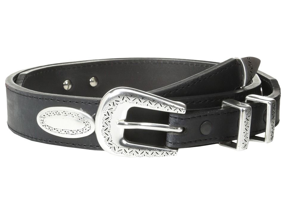 M&F Western - Tapered Concho (Black) Men's Belts | Zappos