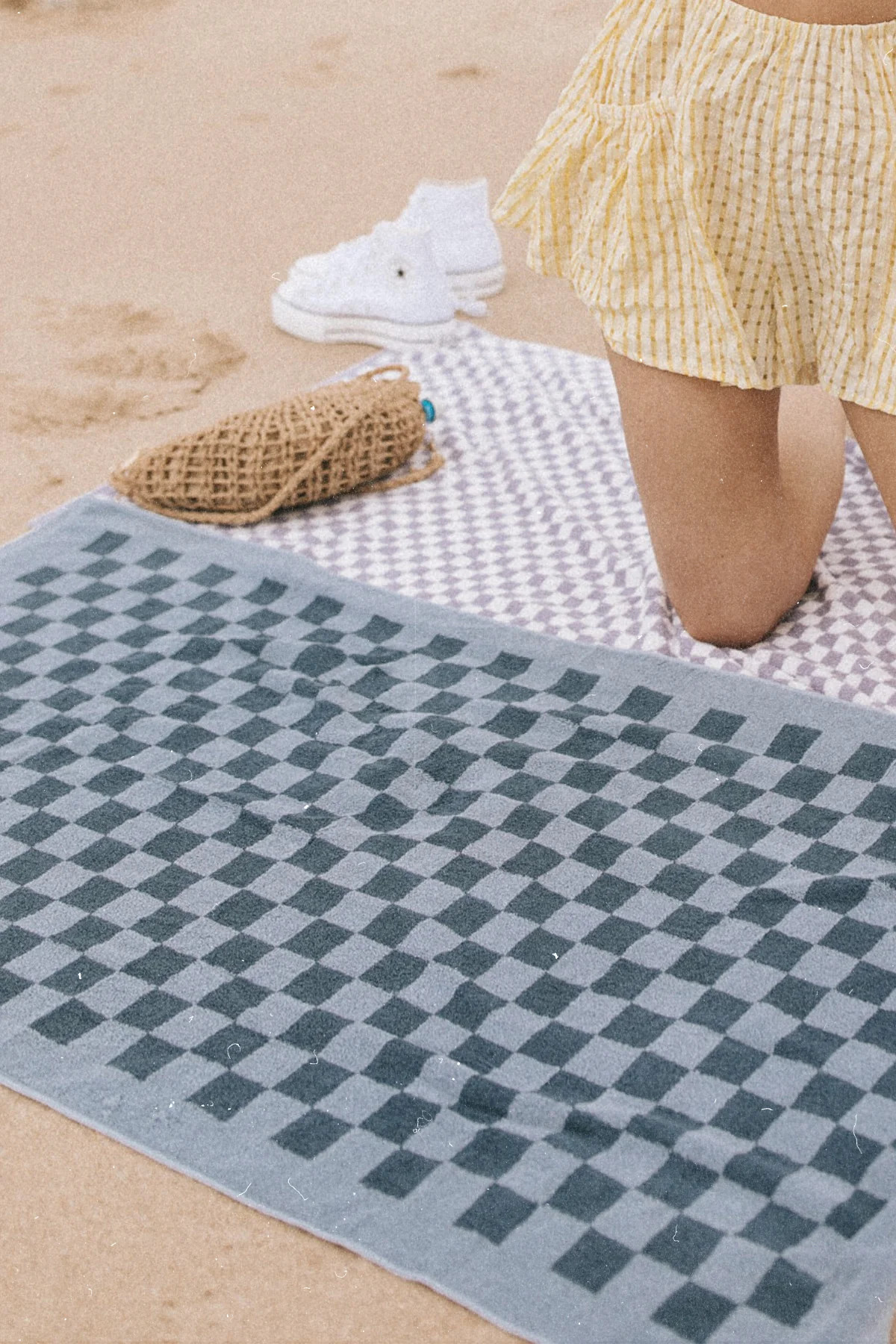 Mixed Up Bath Towel - Ocean | THELIFESTYLEDCO