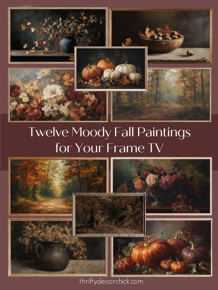 Inexpensive fall art for your smart TV! 