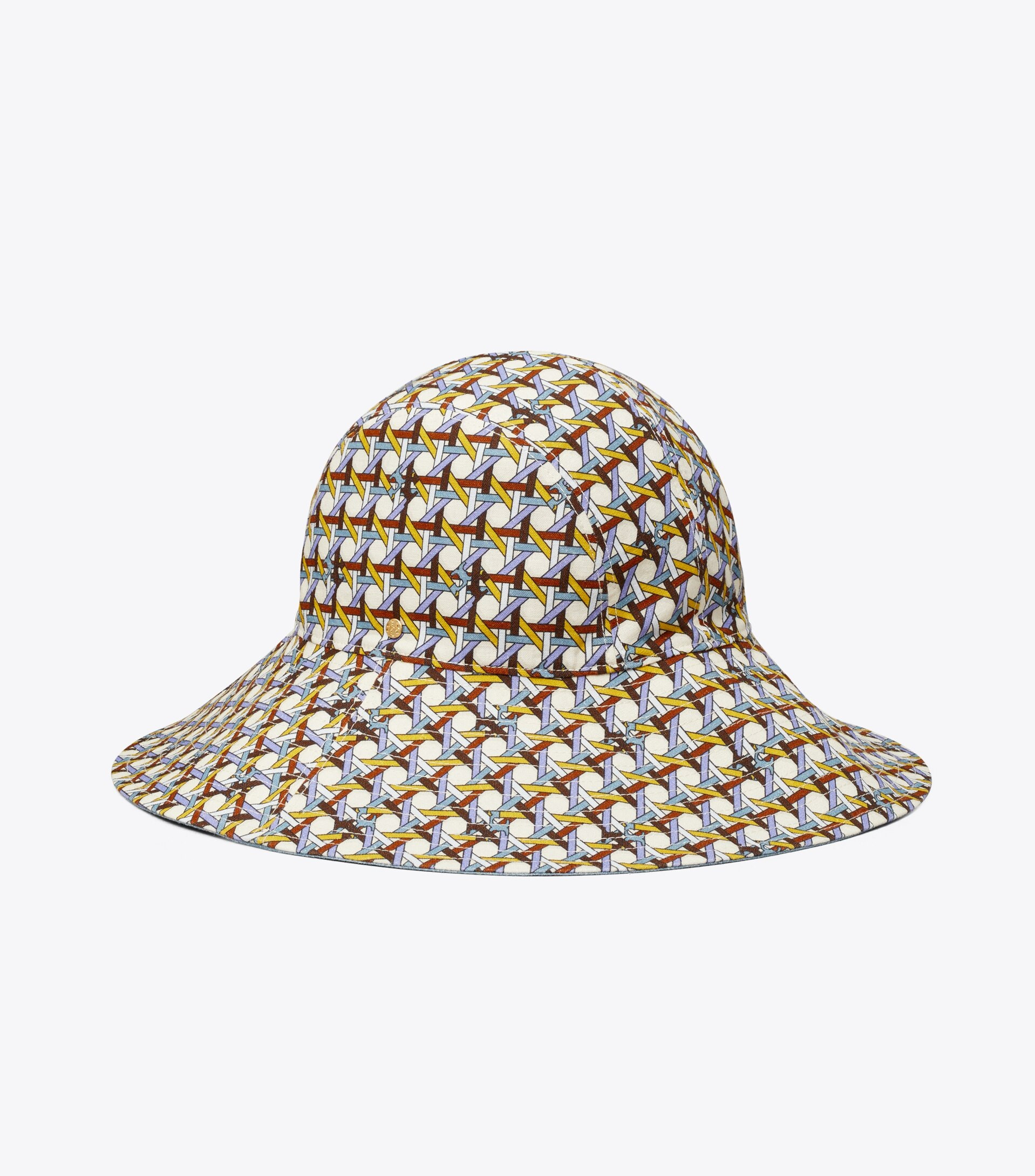 Reversible Basket-Weave Bucket Hat | Tory Burch (US)