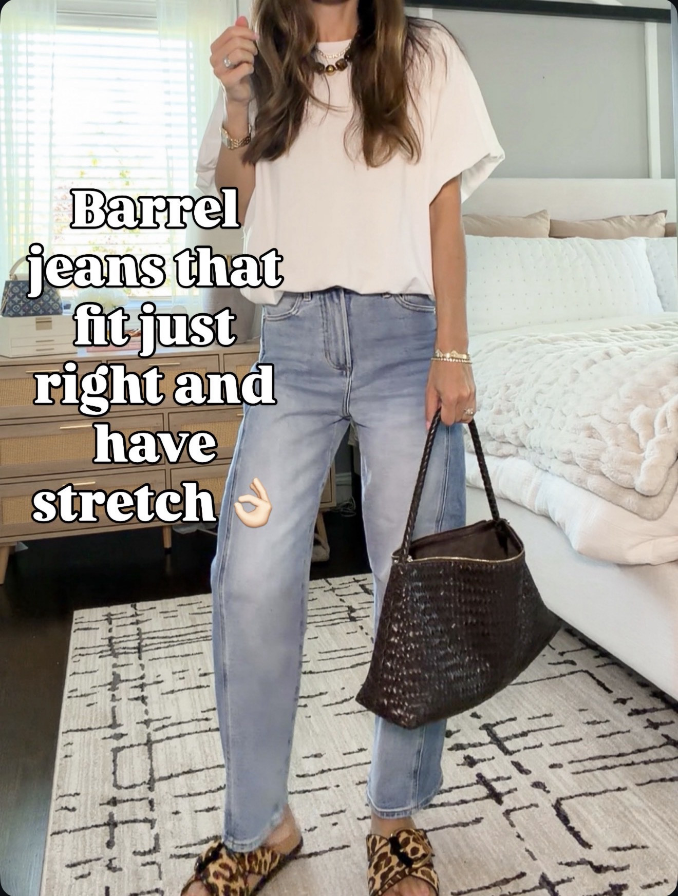 These barrel jeans have the perfect amount of stretch and are SO flattering! 🔗⬇️ wearing size 24

#LTKmomlife #LTKSeasonal #LTKOver40