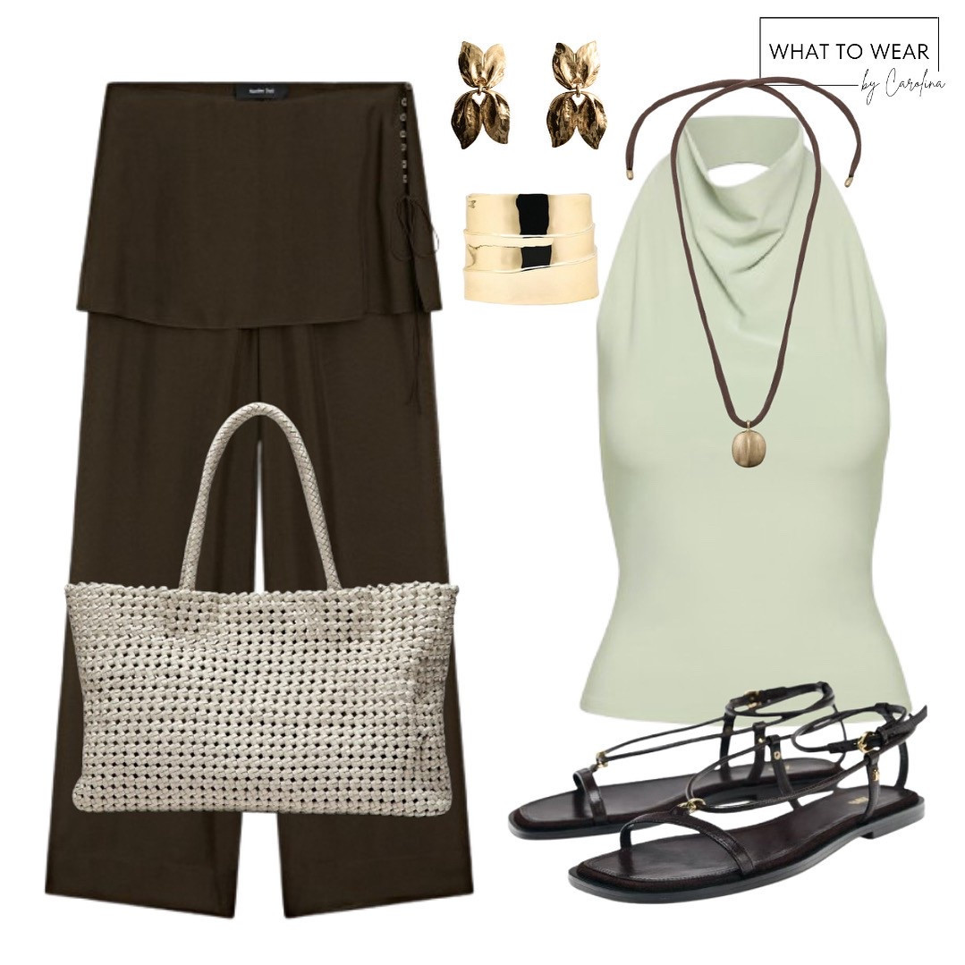 Sheer pants and halter top
#massimodutti #haltertop #summeroutfit

#LTKFindsUnder100 #LTKFindsUnder50 #LTKStyleTip