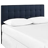 Modway Lily Tufted Linen Fabric Upholstered Full Headboard in Navy | Amazon (US)