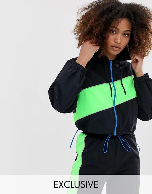 COLLUSION color block track jacket | ASOS US