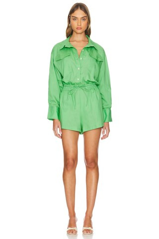 FAITHFULL THE BRAND Isole Playsuit in Apple from Revolve.com | Revolve Clothing (Global)