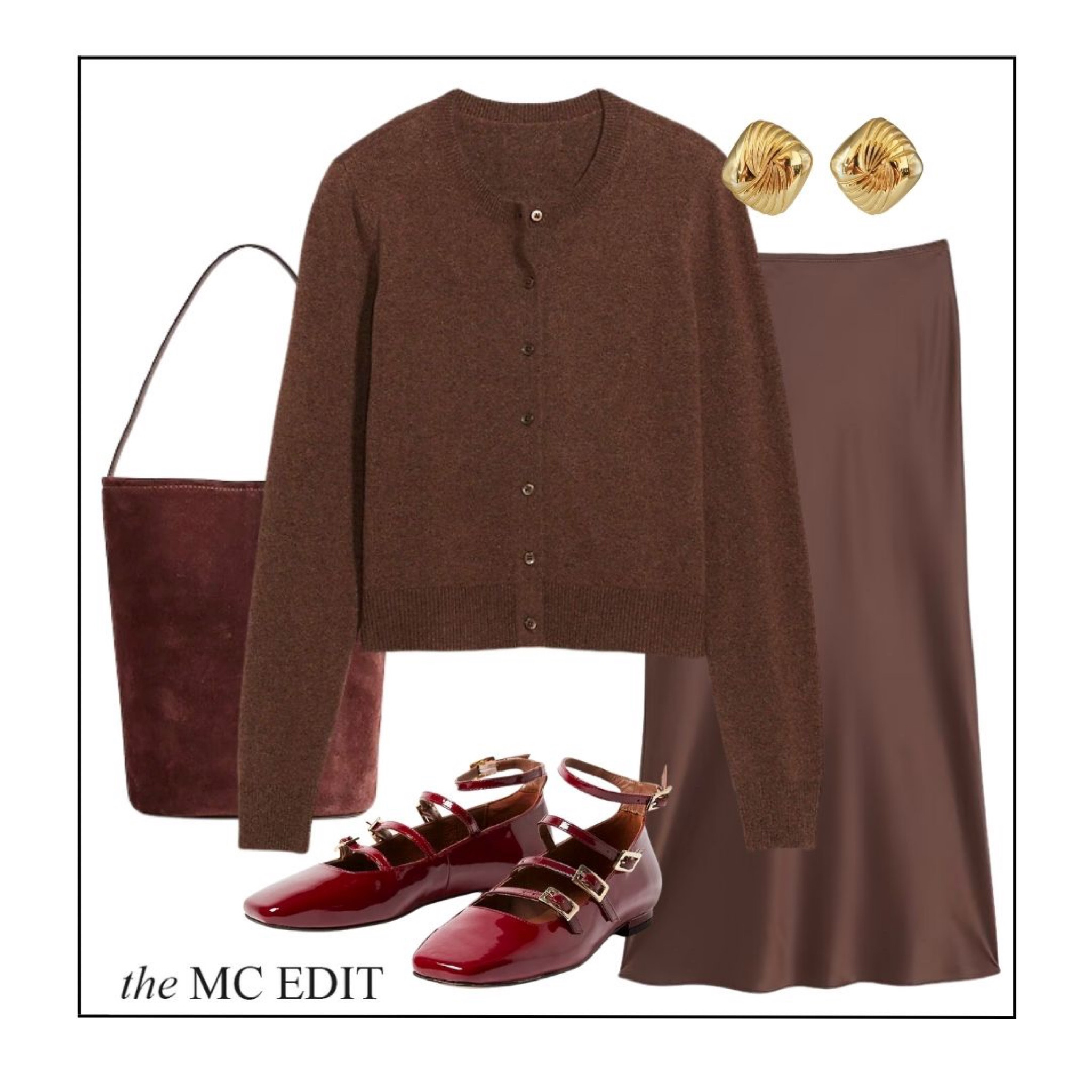 Brown with a pop of burgundy. This would be a great thanksgiving outfit #slipskirt #maryjanes #jcrew 


#LTKfindsunder50 #LTKSeasonal