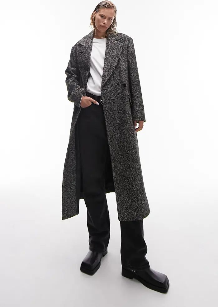 Wool Blend Longline Coat | Nordstrom