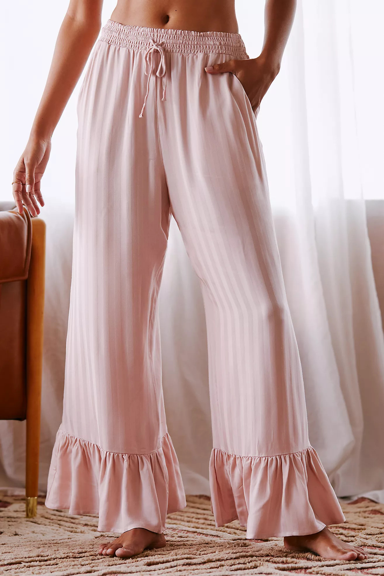 By Anthropologie Ruffle Pajama Pants | Anthropologie (US)