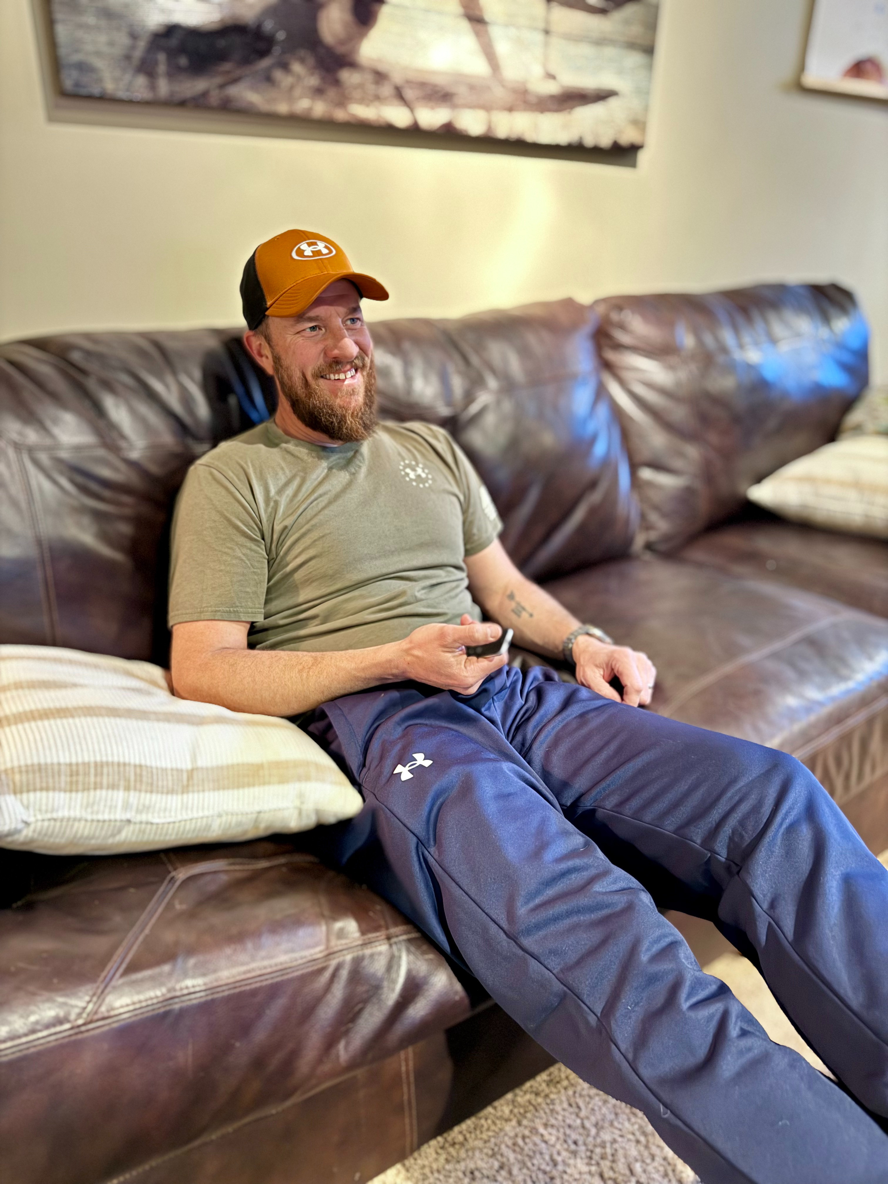 If you know my husband, you know sitting on the couch is a pretty rare sight. 😂 But when he does finally slow down, you better believe he's wearing his favorite comfy joggers.

These Under Armour fleece joggers have become his go-to lately. Comfortable enough for lounging, but still nice enough to wear out running errands or wherever the day takes him.

With Father's Day this weekend, I rounded up some of my favorite Under Armour finds for him (and maybe a few for myself too 😉). The Under Armour June Semi-Annual Event is happening now, and code EXTRA50 takes an extra 50% off sale prices.

@underarmour #ad #underarmourpartner @Shop.LTK #liketkit 

• Under Armour Fleece Joggers • Father's Day Gift Ideas • Gifts for Dad • Men's Activewear • Men's Joggers • Men's Athleisure • Men's Lounge Wear • Under Armour Sale • Under Armour Semi-Annual Event • Performance Apparel • Casual Style • Father's Day Finds • Summer Style • Activewear Deals • EXTRA50 

 #LTKActive #LTKSaleAlert #LTKMens