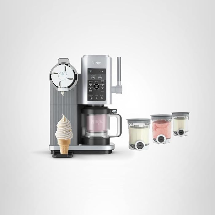 Ninja CREAMi Scoop & Swirl Ice Cream and Soft Serve Maker, Oprah's Favorite Things 2025, 13 Progr... | Amazon (US)