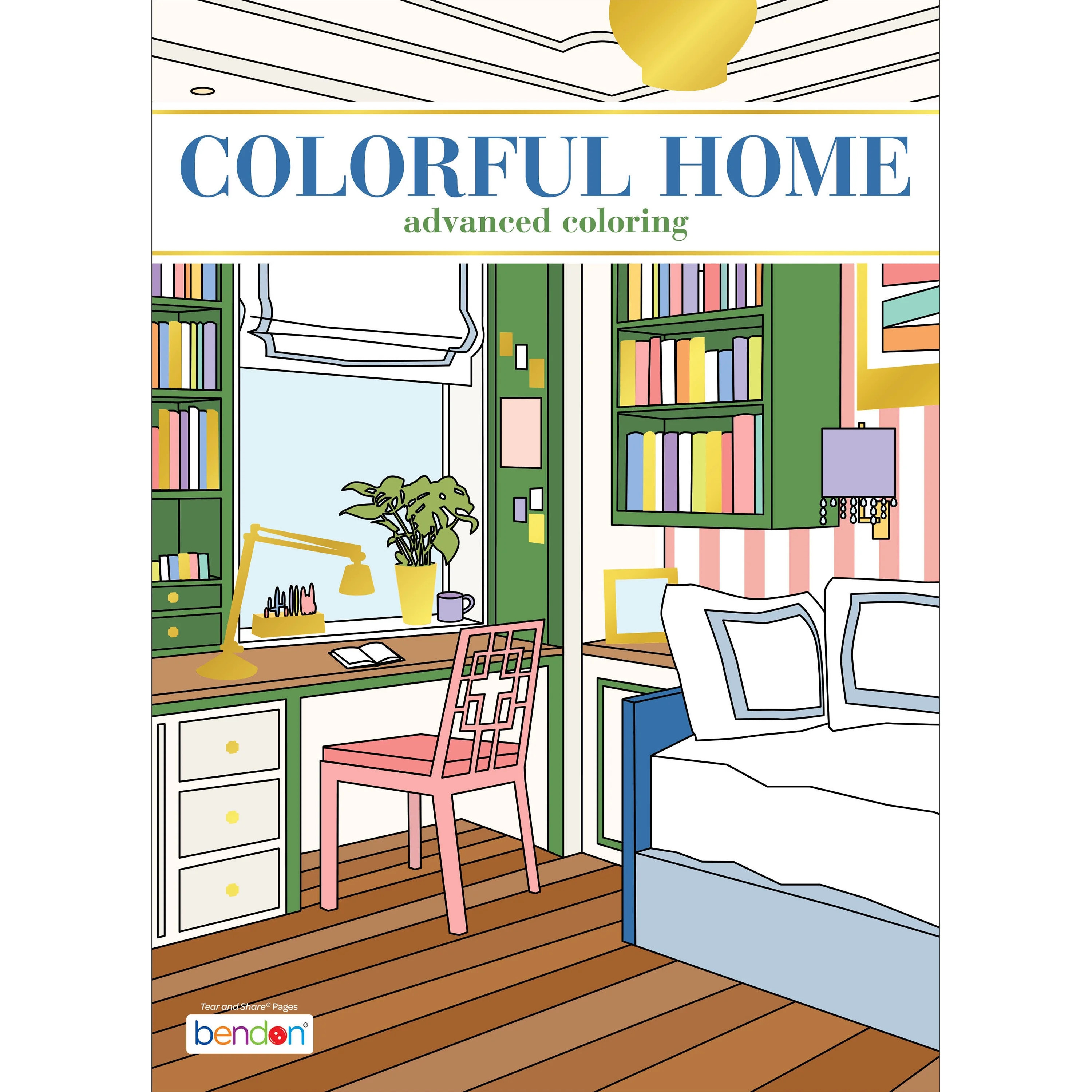 Colorful Home Advanced Coloring Book – 80 Pages of Intricate Designs for Teens & Adults – Ben... | Walmart (US)