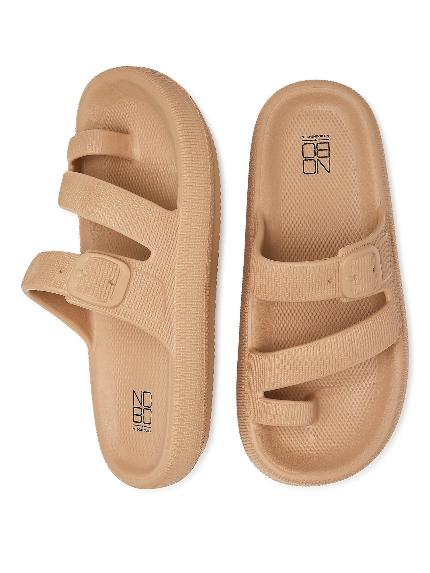 No Boundaries Womens Comfort Slide Toe Thong - Walmart.com | Walmart (US)