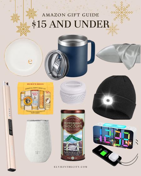 Amazon gift guide - $15 or less!

Gifts for her, gifts for him, coffee mug, satin pillowcase, Burt’s Bees, Capri blue candle, flameless candle lighter, beanie with light, peppermint tea, alarm clock, insulated wine glass, gift guide, gifts for teacher 

#LTKGiftGuide #LTKfindsunder50 #LTKHoliday