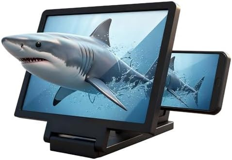 Screen Magnifier Version, 2026 Upgrade 3D HD Mobile Phone Magnifier Projector Screen, 10 Inch Lig... | Amazon (US)
