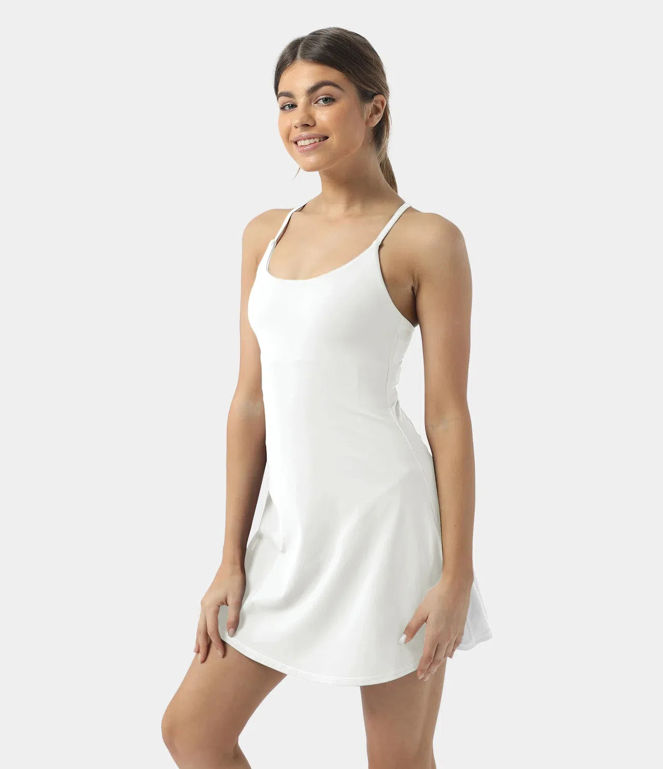 Women’s Softlyzero™ Plush Backless Active Dress - Halara | HALARA