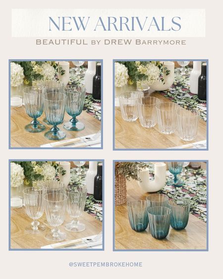 New glassware Line arrivals from Beautiful by Drew Barrymore. #barware #glassware #glasses #dainty

#LTKhome #LTKparties