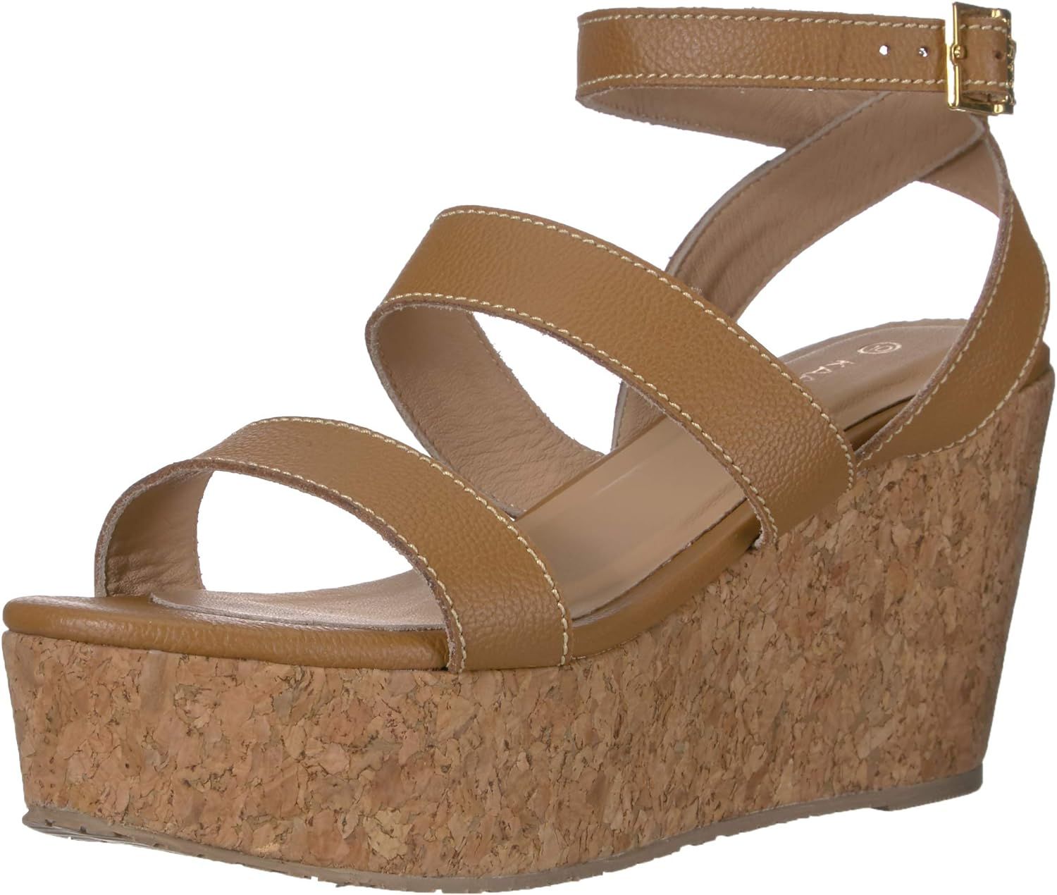 Amazon.com | KAANAS Women's KINALIADA Yute Braid Wedge Sandal, Honey, 10 Regular US | Platforms &... | Amazon (US)