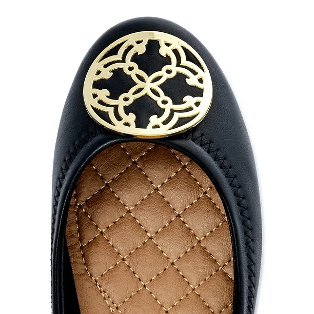 C. Wonder Women's Allium Medallion Ballet Flats | Walmart (US)