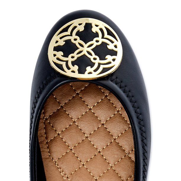 C. Wonder Women's Allium Medallion Ballet Flats | Walmart (US)