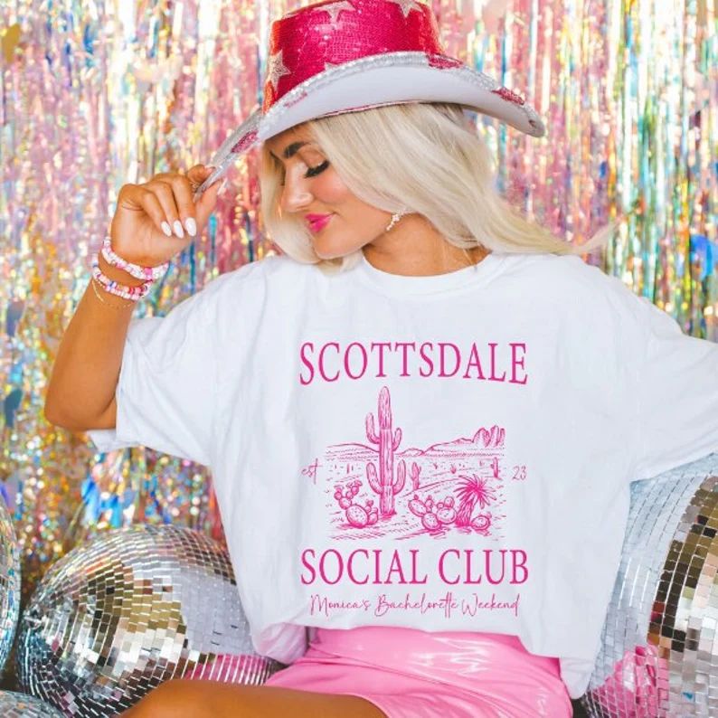 Custom Scottdale Bachelorette Party Shirts Comfort Colors - Etsy | Etsy (US)