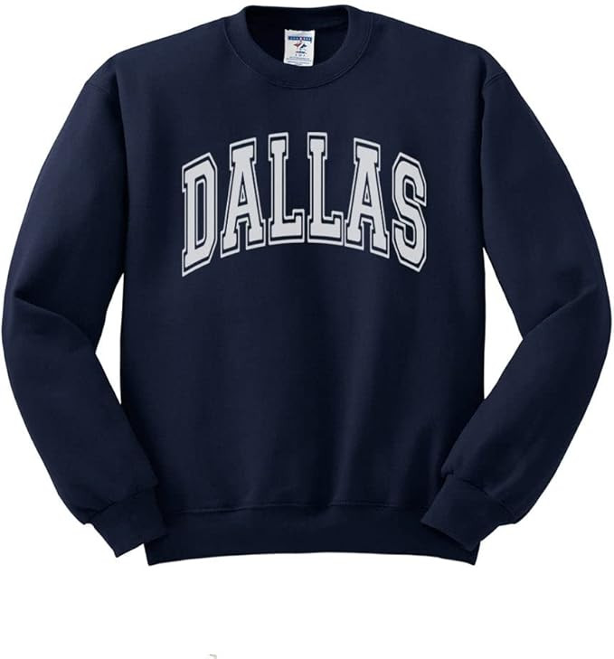 TeesAndTankYou Arch Dallas Sweatshirt Unisex | Amazon (US)