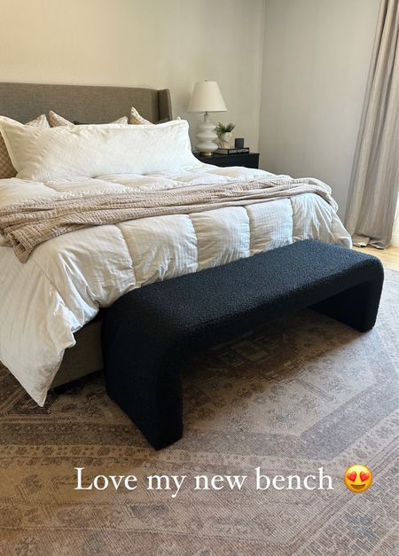 My new bench came it and it’s perfect! I love the texture, the size and the quality. I’m also linking the other items in my bedroom  

#LTKsalealert #LTKunder50 #LTKhome
