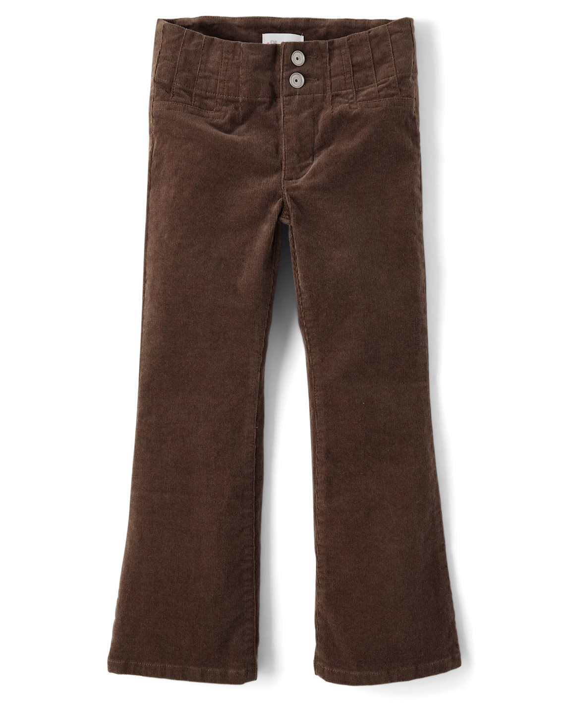 Girls Pintuck Corduroy Flare Pants - brown | The Children's Place