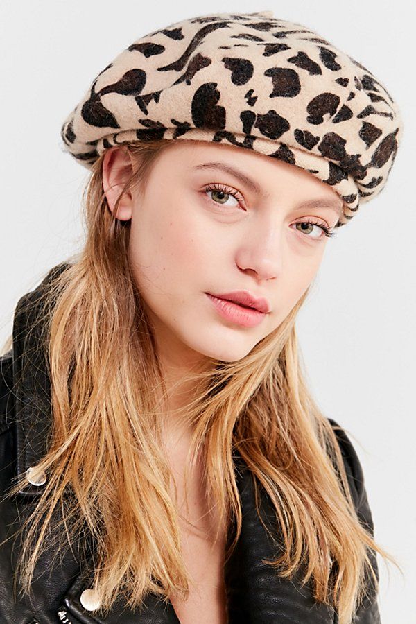 Brixton Audrey Wool Beret - Brown S at Urban Outfitters | Urban Outfitters (US and RoW)