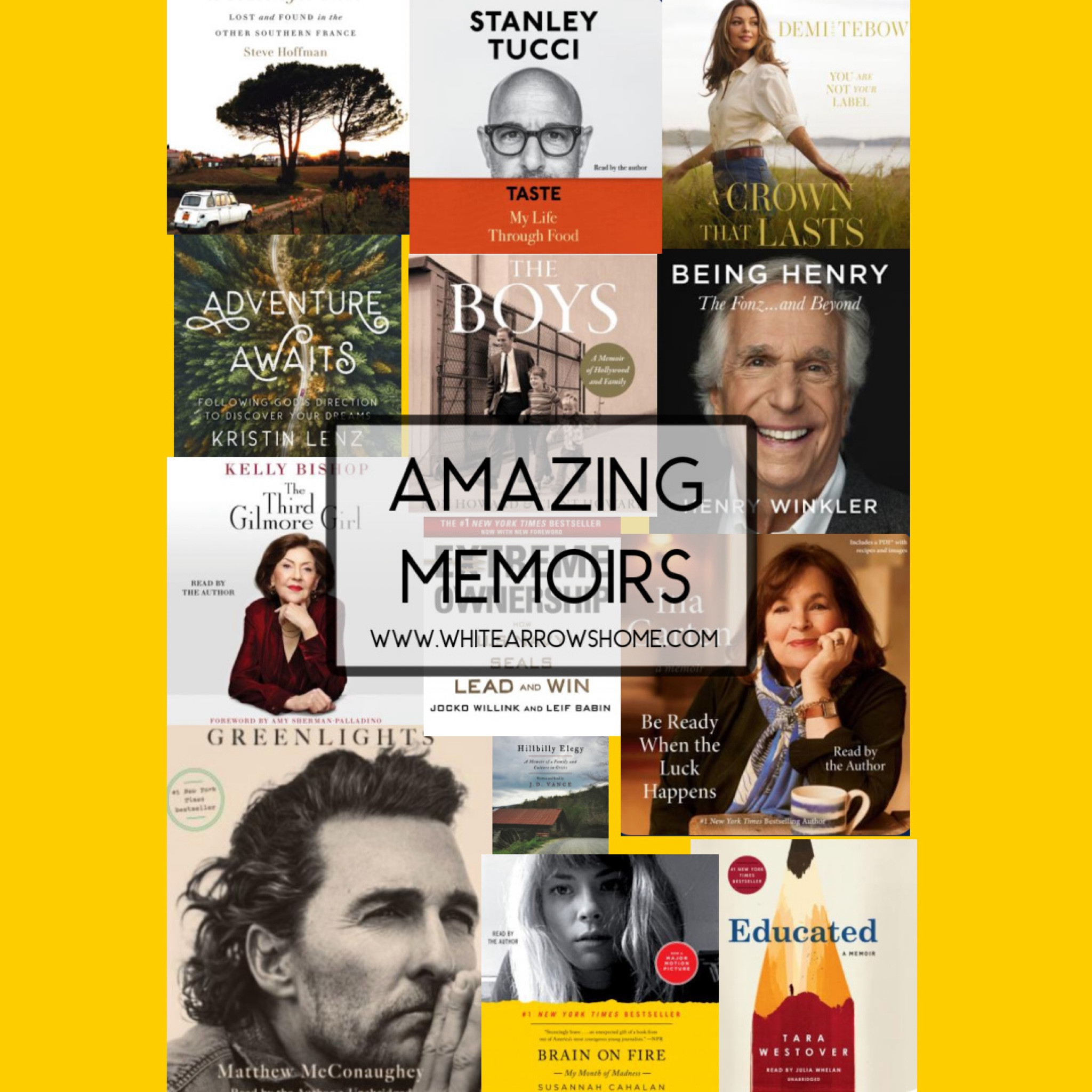 Favorite Audiobook Memoirs #books #audiobooks 