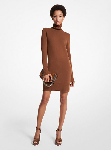 Cashmere Turtleneck Dress | Michael Kors US