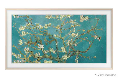 Samsung - 55” The Frame Customizable Bezel - Sand Gold | Best Buy U.S.