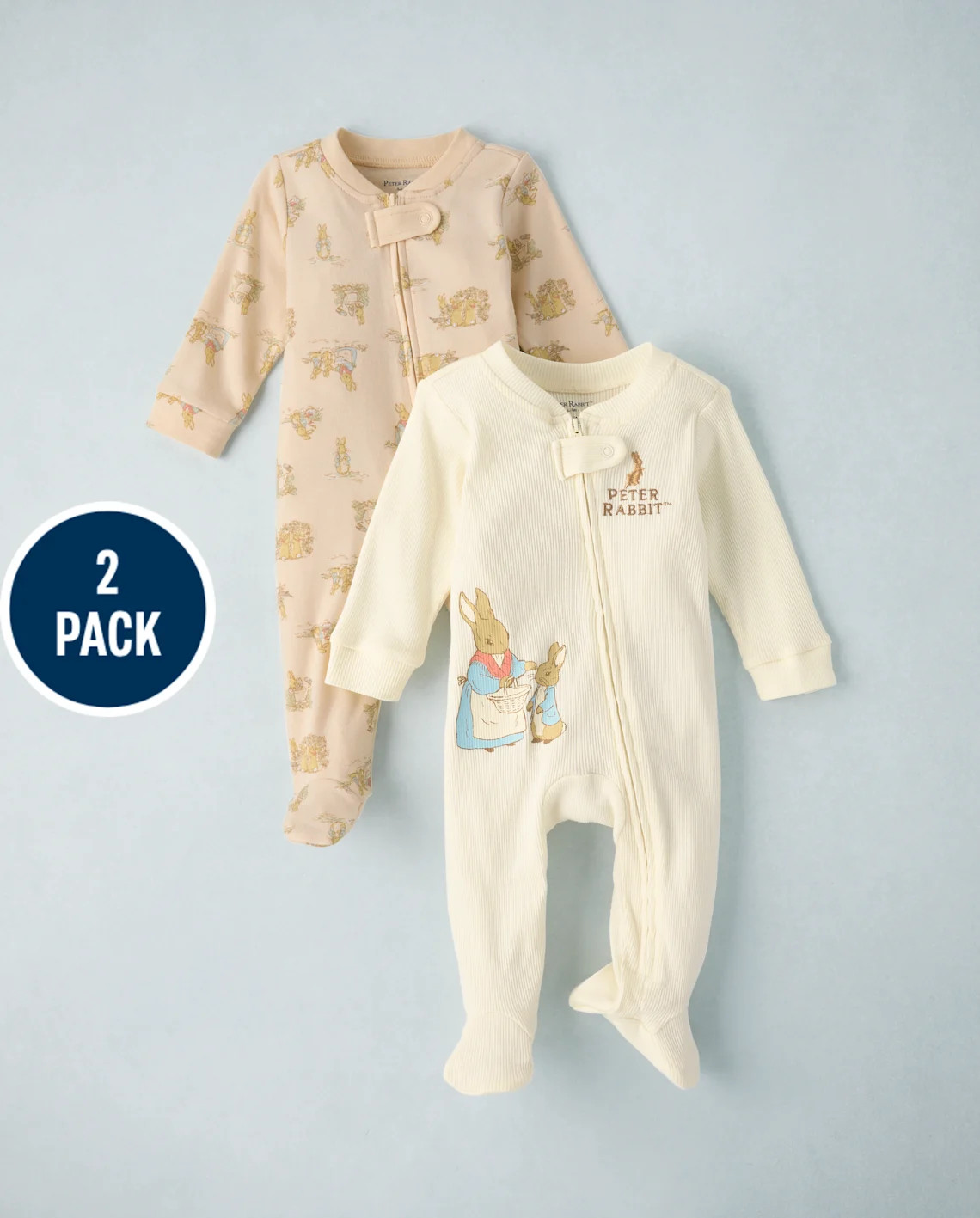 Baby Long Sleeve Peter Rabbit Coverall 2-Pack - MULTI | Gymboree | Gymboree