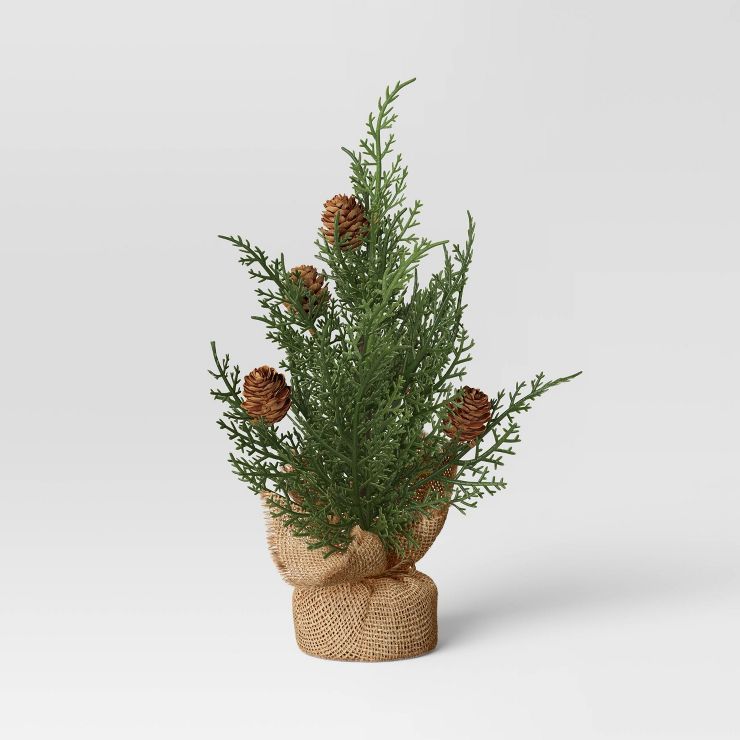 Cedar Artificial Tree with Pinecones Green/Brown - Threshold™ | Target