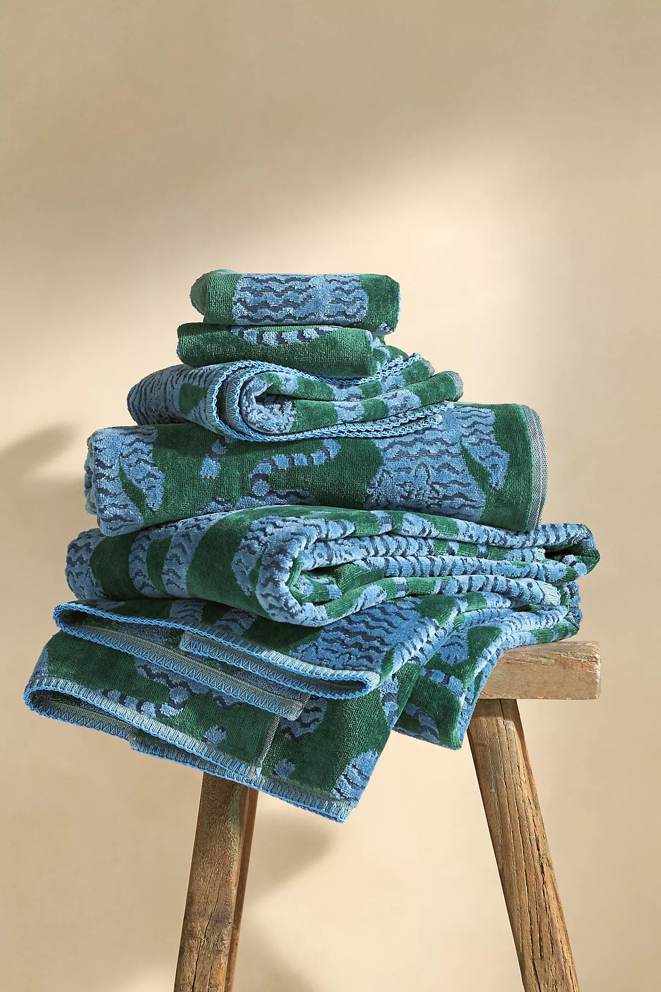 Isa Tiger Cotton Towel Collection | Anthropologie (US)