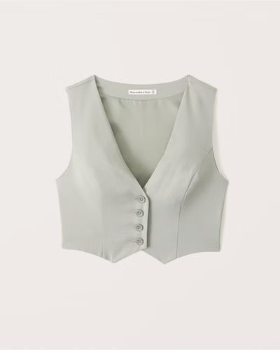 Women's Vest Set Top | Women's Tops | Abercrombie.com | Abercrombie & Fitch (US)