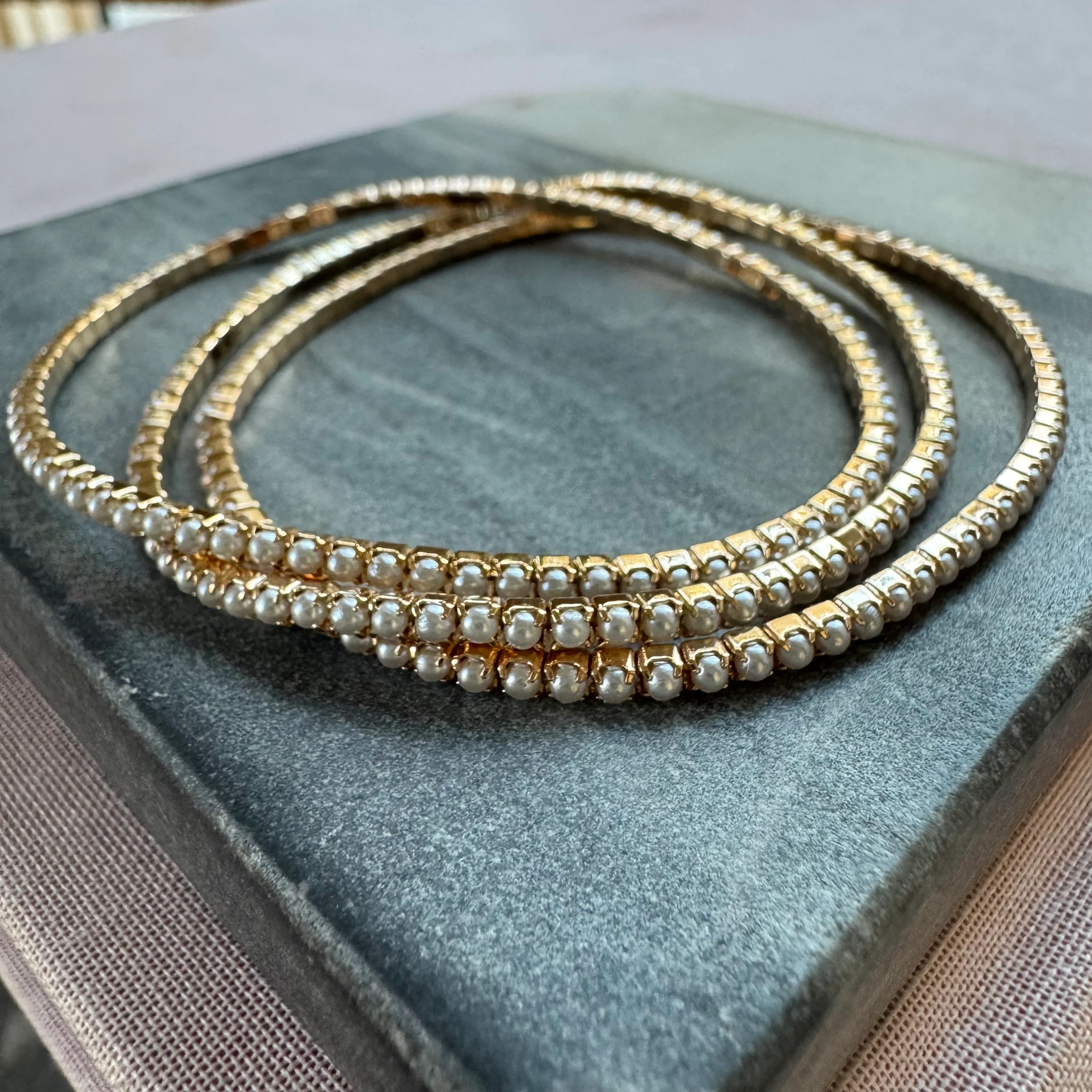 Triple Luxe Pearl Bracelets | Erin McDermott Jewelry