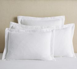 European Flax Linen Waffle Duvet Cover | Pottery Barn (US)